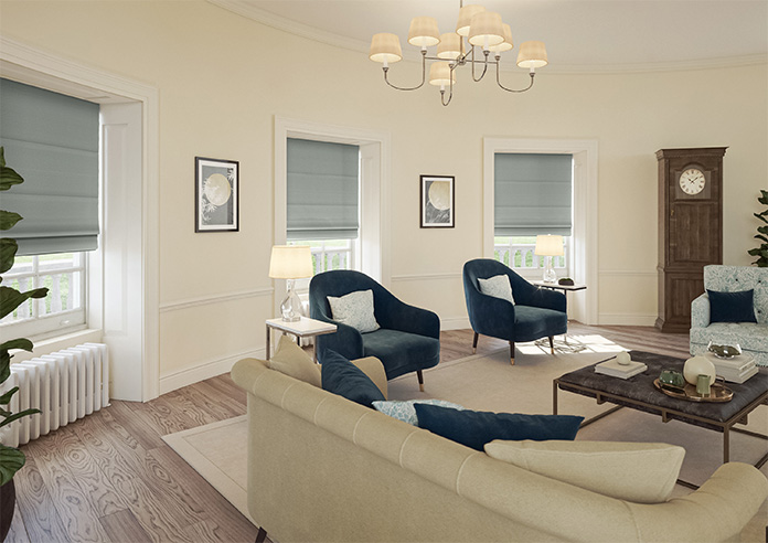 Stamford, Seafoam - Twist&Fit Roman Blind - Image 7